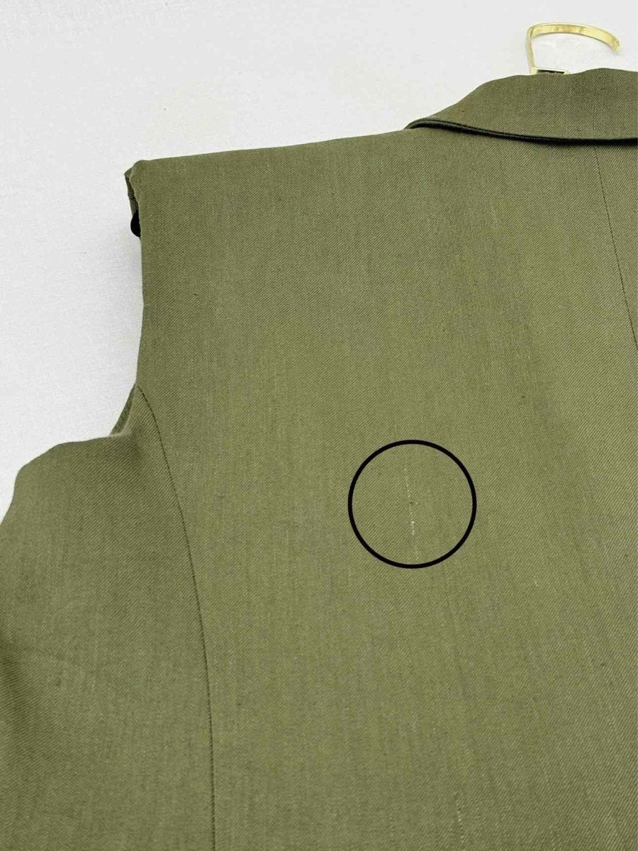 Pre - loved FRAME Oversized Khaki Size XSmall Vest at Reems Closet