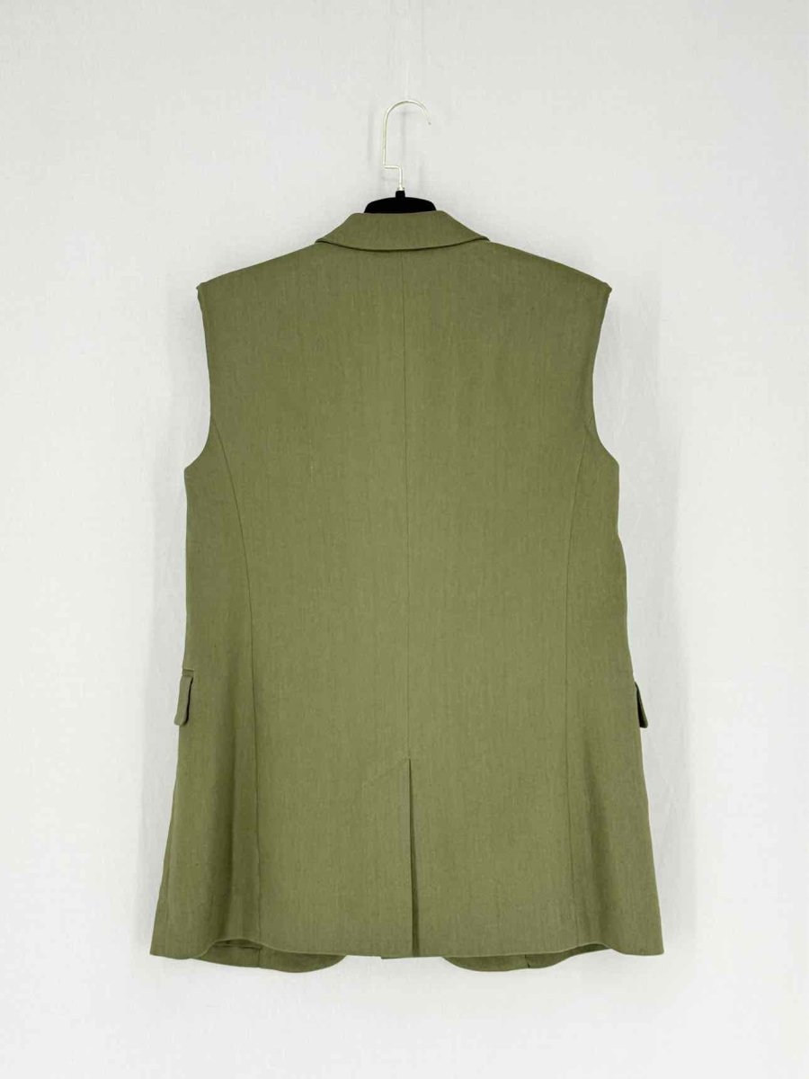 Pre - loved FRAME Oversized Khaki Size XSmall Vest at Reems Closet