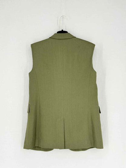 Pre - loved FRAME Oversized Khaki Size XSmall Vest at Reems Closet