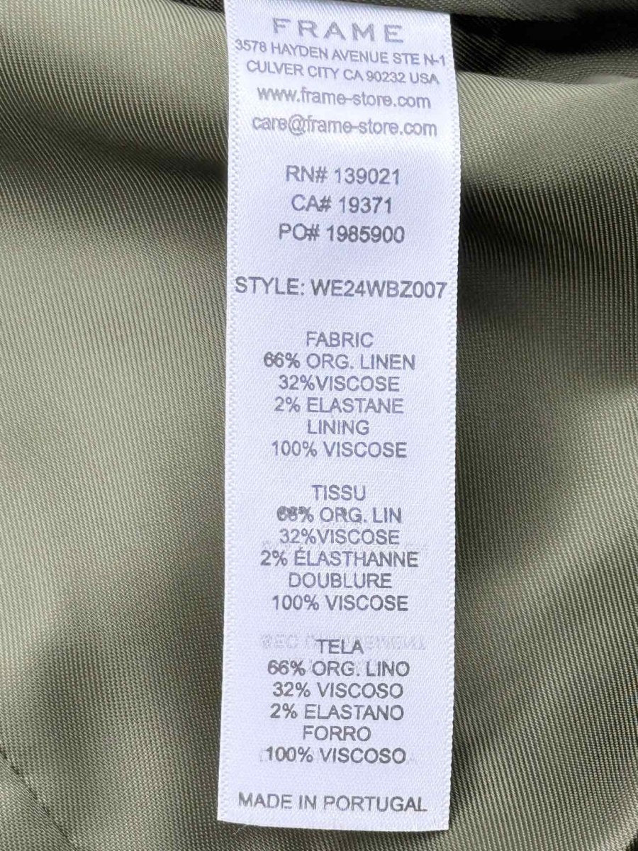 Pre - loved FRAME Oversized Khaki Size XSmall Vest at Reems Closet