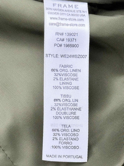 Pre - loved FRAME Oversized Khaki Size XSmall Vest at Reems Closet