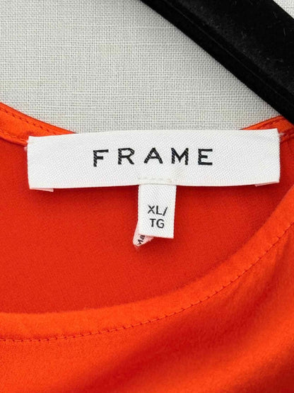 Pre - loved FRAME Red & Purple Size US 10 Long Dress at Reems Closet