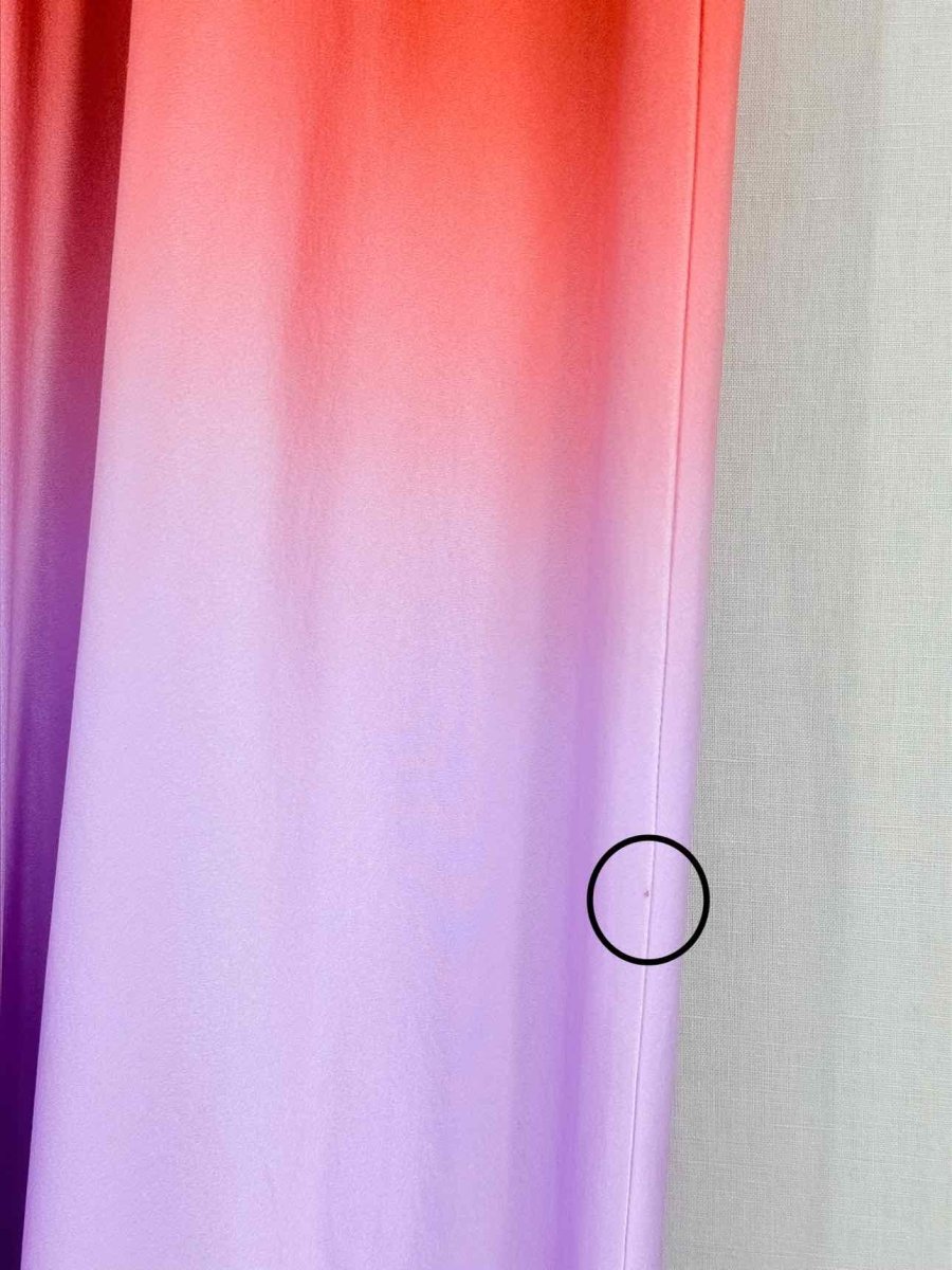 Pre - loved FRAME Red & Purple Size US 10 Long Dress at Reems Closet