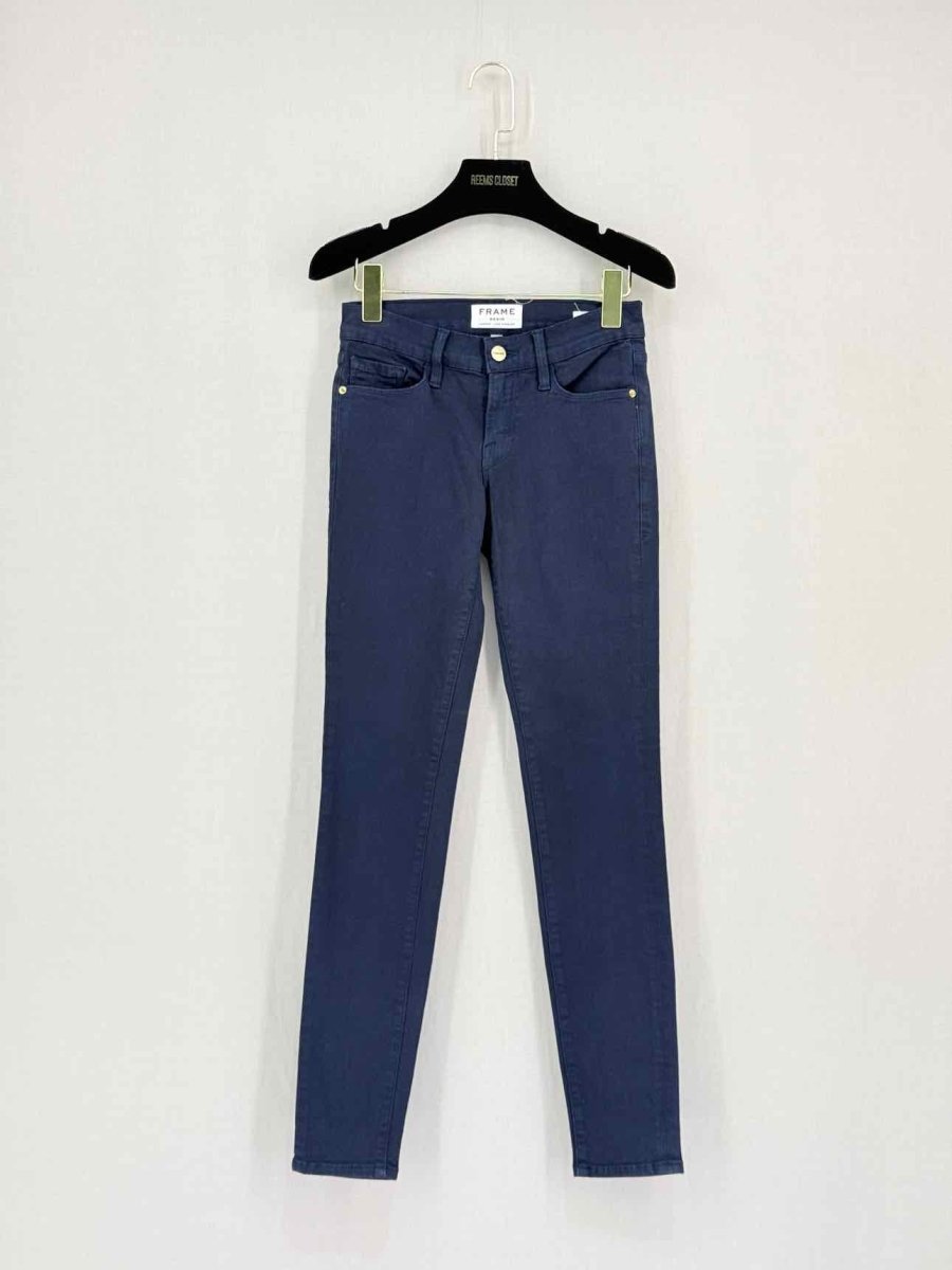 Pre - loved FRAME Skinny Dark Blue Size 23 Jeans at Reems Closet