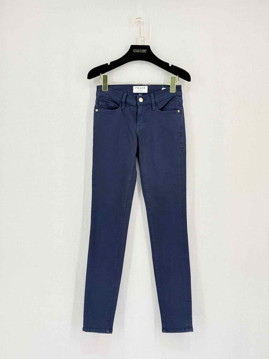 Pre - loved FRAME Skinny Dark Blue Size 23 Jeans at Reems Closet