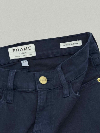 Pre - loved FRAME Skinny Dark Blue Size 23 Jeans at Reems Closet