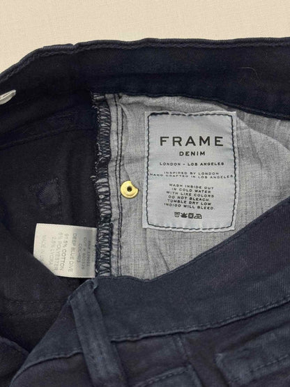 Pre - loved FRAME Skinny Dark Blue Size 23 Jeans at Reems Closet