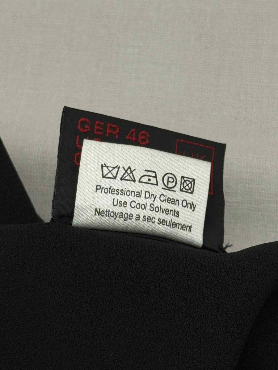 Pre-loved FRANK USHER Black Size US 16 Long Skirt at Reems Closet