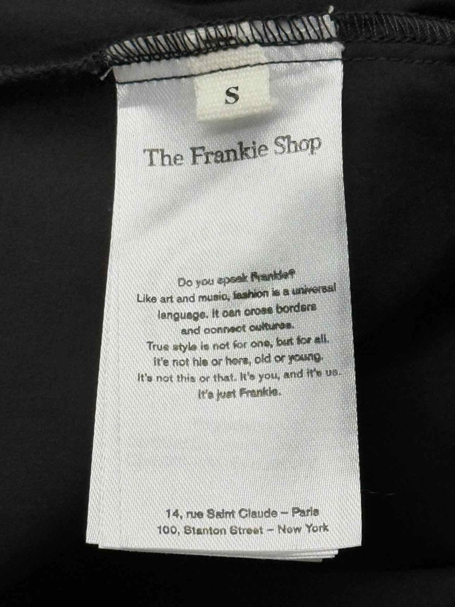 Pre - loved FRANKIE SHOP Black Size Small Shirt at Reems Closet