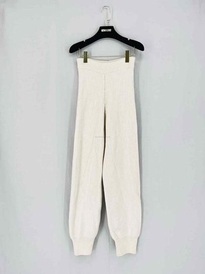 Pre - loved FRANKIE SHOP Off - white Size Small Pants at Reems Closet