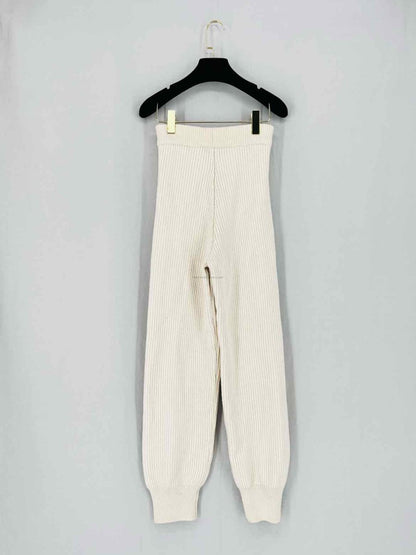 Pre - loved FRANKIE SHOP Off - white Size Small Pants at Reems Closet