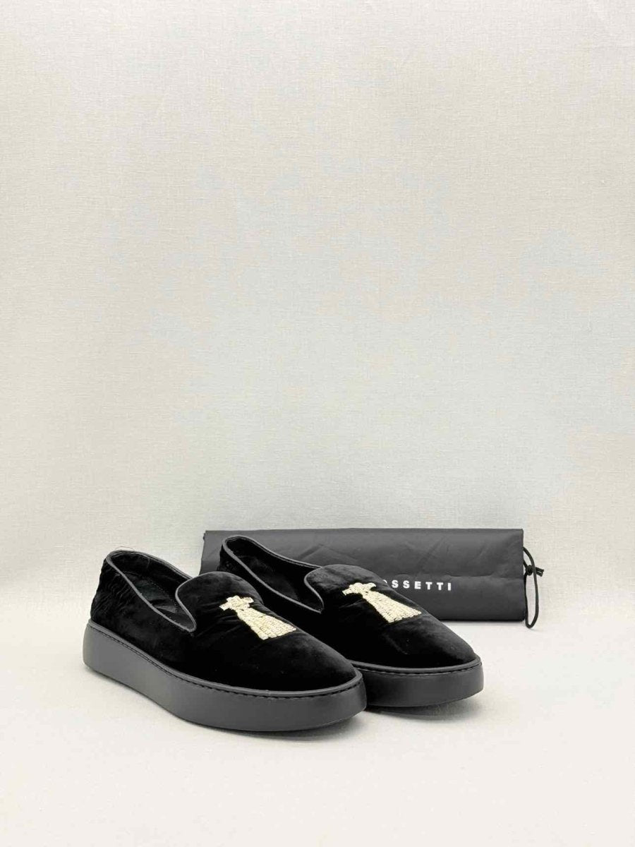 Pre-loved FRATELLI ROSSETTI Black Size EU 40 Loafers at Reems Closet