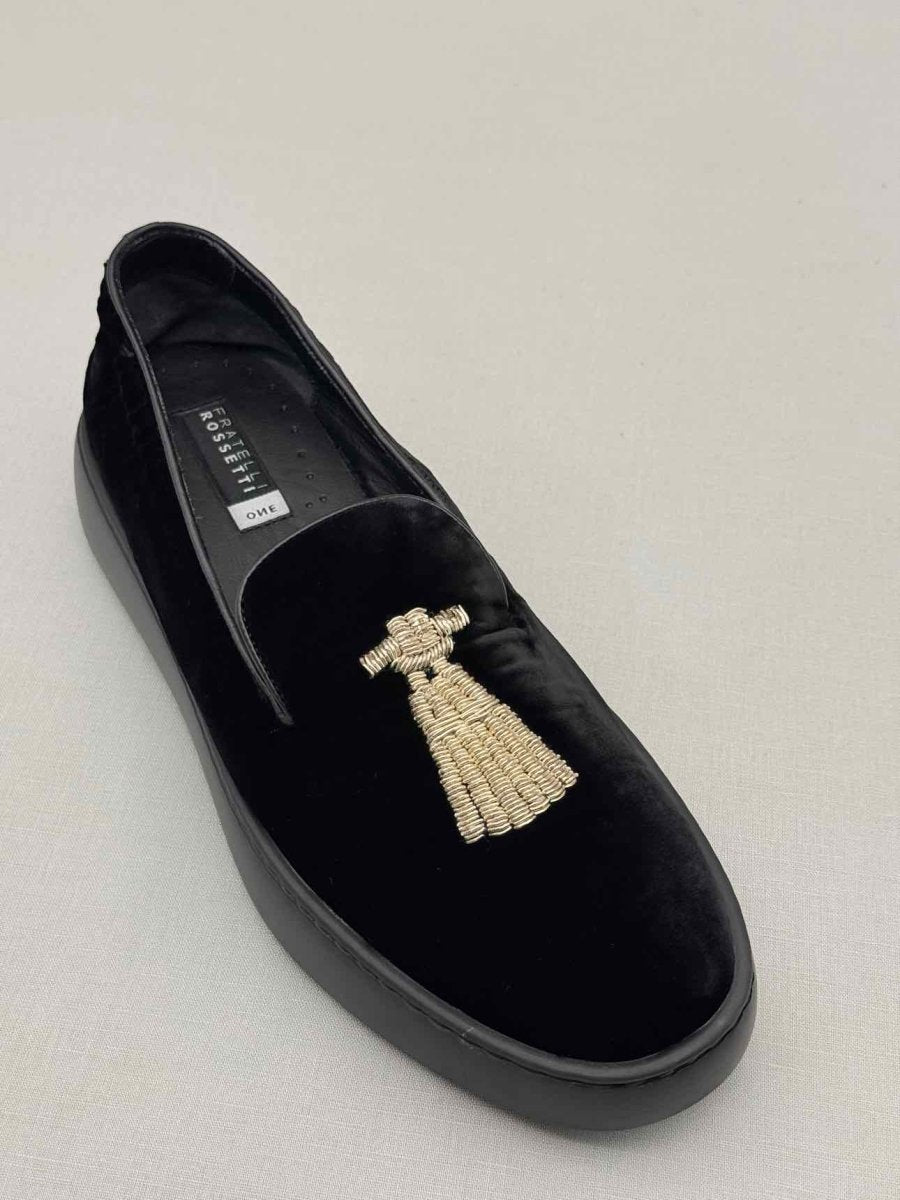 Pre-loved FRATELLI ROSSETTI Black Size EU 40 Loafers at Reems Closet