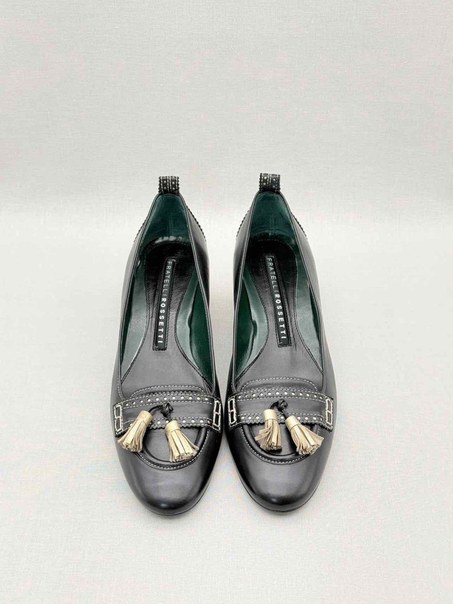 Pre-loved FRATELLI ROSSETTI Black Size EU 40 Wedges at Reems Closet