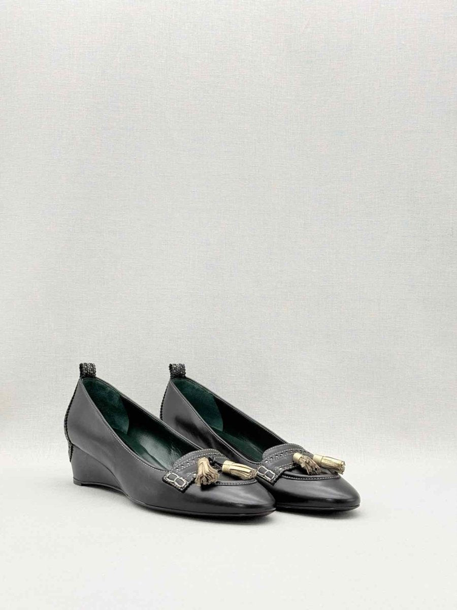 Pre-loved FRATELLI ROSSETTI Black Size EU 40 Wedges at Reems Closet