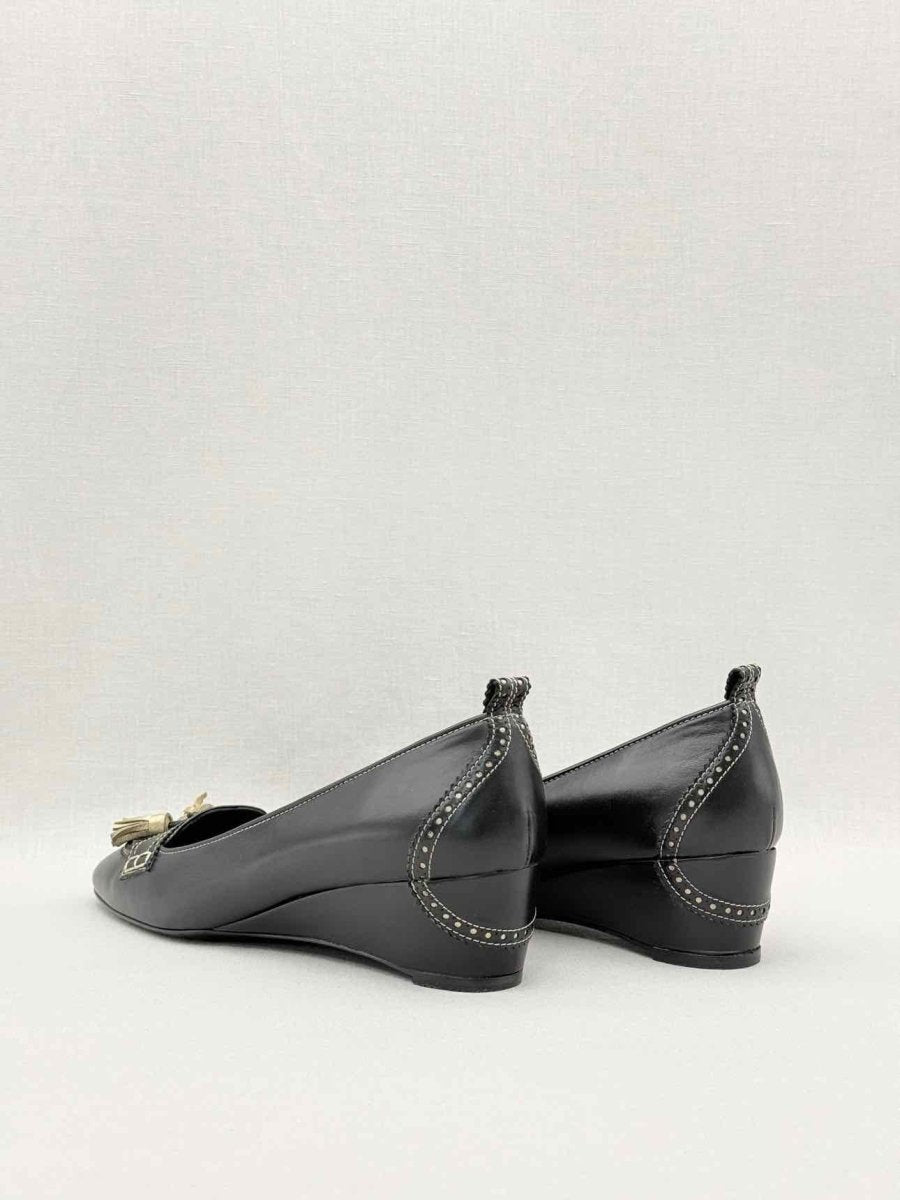 Pre-loved FRATELLI ROSSETTI Black Size EU 40 Wedges at Reems Closet