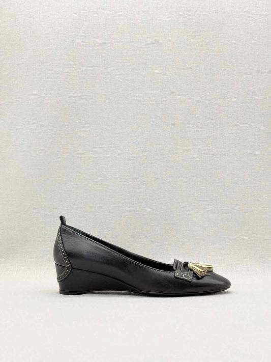 Pre-loved FRATELLI ROSSETTI Black Size EU 40 Wedges at Reems Closet