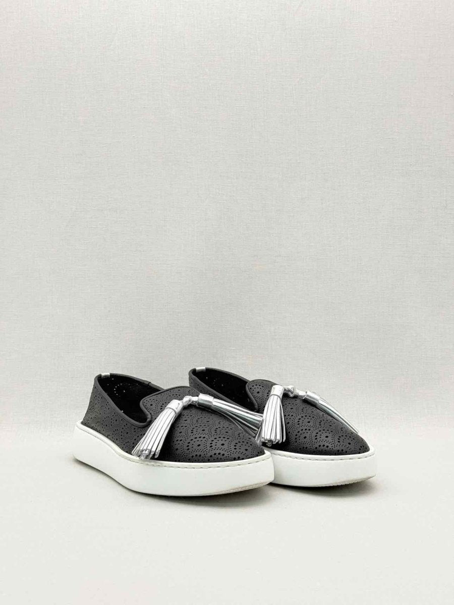 Pre-loved FRATELLI ROSSETTI Hobo Sport Black Size EU 39 Loafers at Reems Closet
