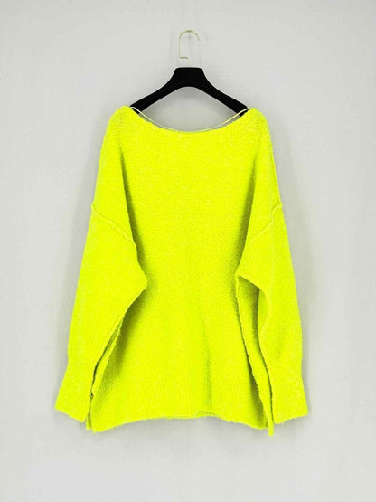 Pre - loved FREE PEOPLE Knit Yellow Size Small Jumper at Reems Closet