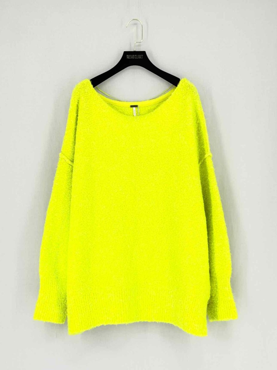Pre - loved FREE PEOPLE Knit Yellow Size Small Jumper at Reems Closet