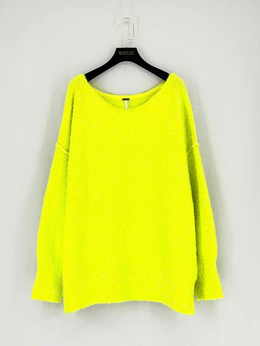 Pre - loved FREE PEOPLE Knit Yellow Size Small Jumper at Reems Closet