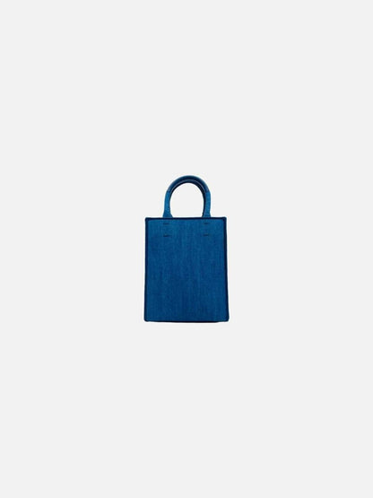 Pre - loved FURLA Opportunity Blue Tote Bag at Reems Closet