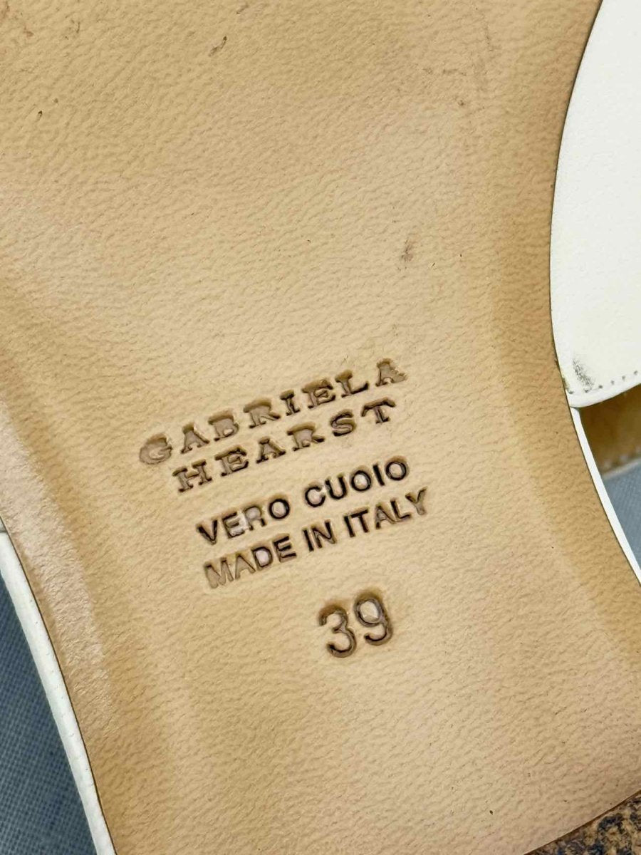 Pre - loved GABRIELA HEARST Cream Size EU 39 Flats at Reems Closet