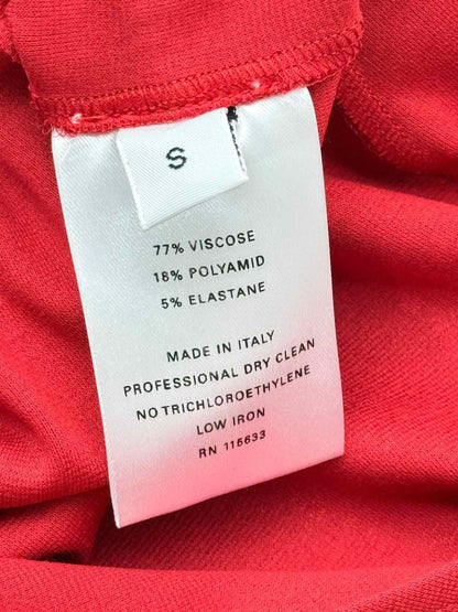 Pre - loved GABRIELA HEARST Emily Red Size Small Body Top at Reems Closet