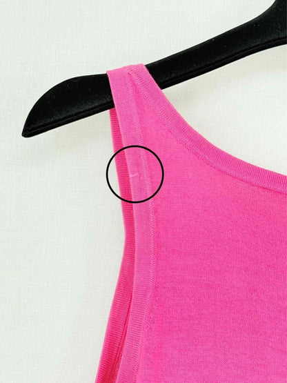 Pre - loved GABRIELA HEARST Pink & White Size Small Tank Top at Reems Closet