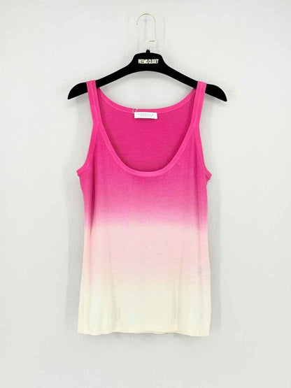 Pre - loved GABRIELA HEARST Pink & White Size Small Tank Top at Reems Closet