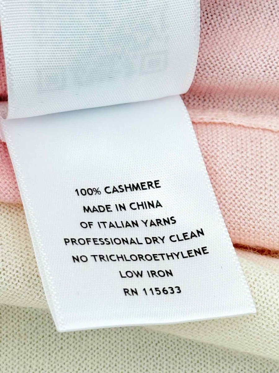Pre - loved GABRIELA HEARST Pink & White Size Small Tank Top at Reems Closet