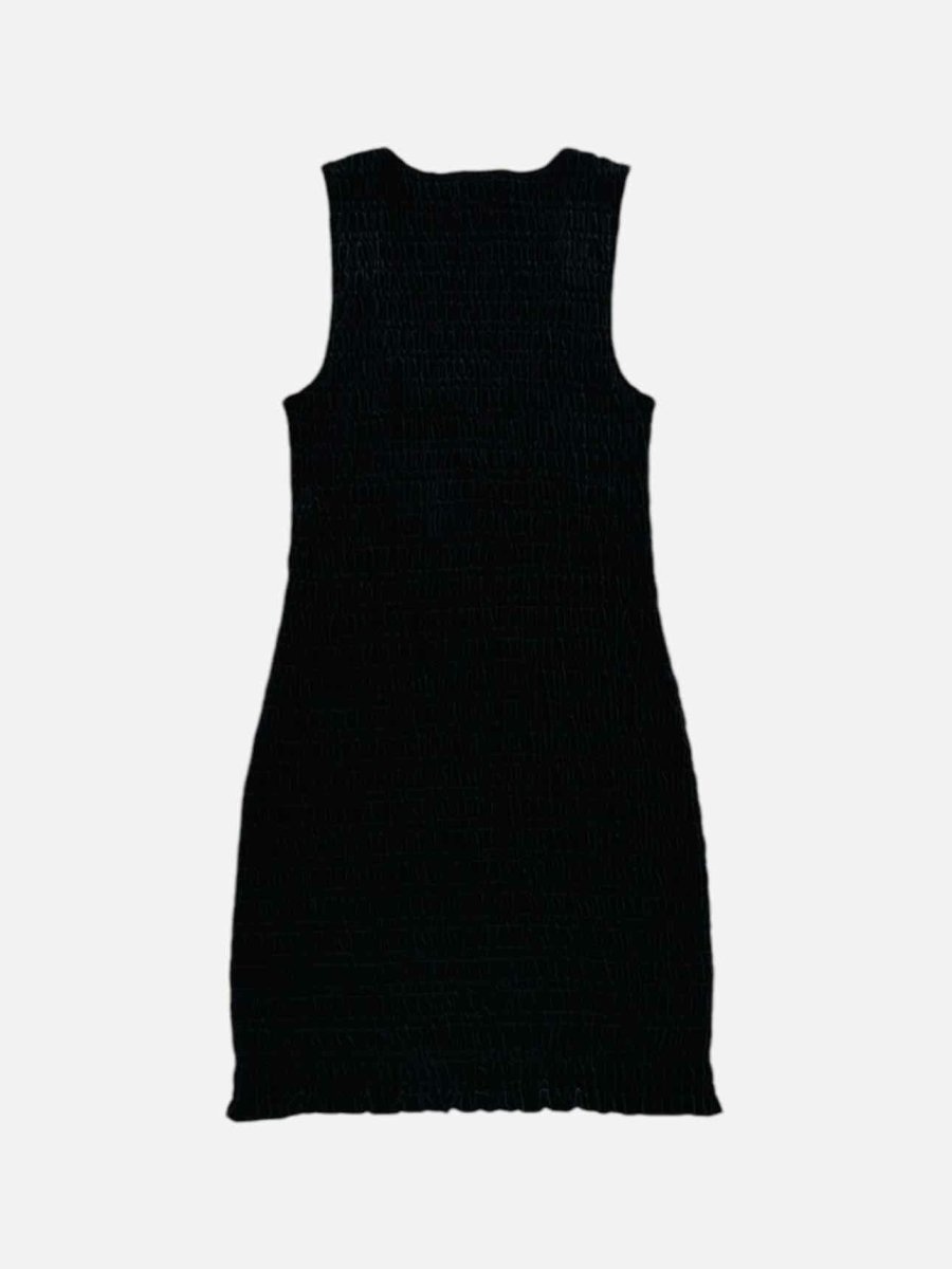 Pre - loved GANNI Black Knee Length Dress at Reems Closet