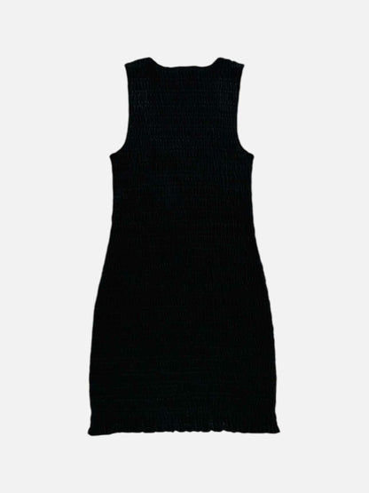 Pre - loved GANNI Black Knee Length Dress at Reems Closet