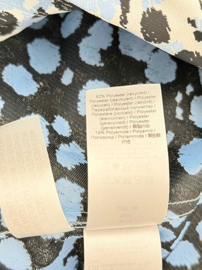 Pre - loved GANNI Blue Multicolor Size US 6 Midi Dress at Reems Closet