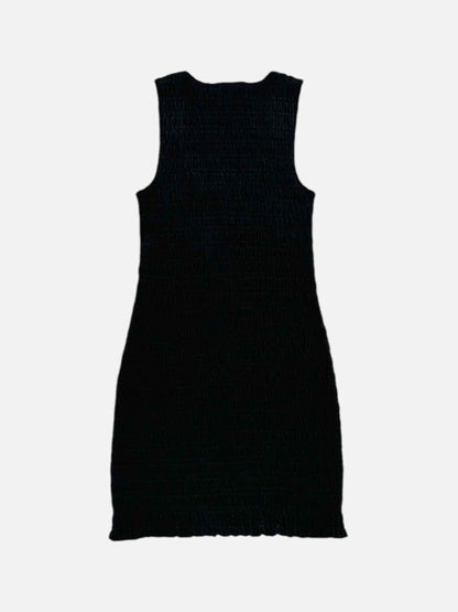 Pre - loved GANNI Bodycon Black Knee Length Bodycon Dress at Reems Closet