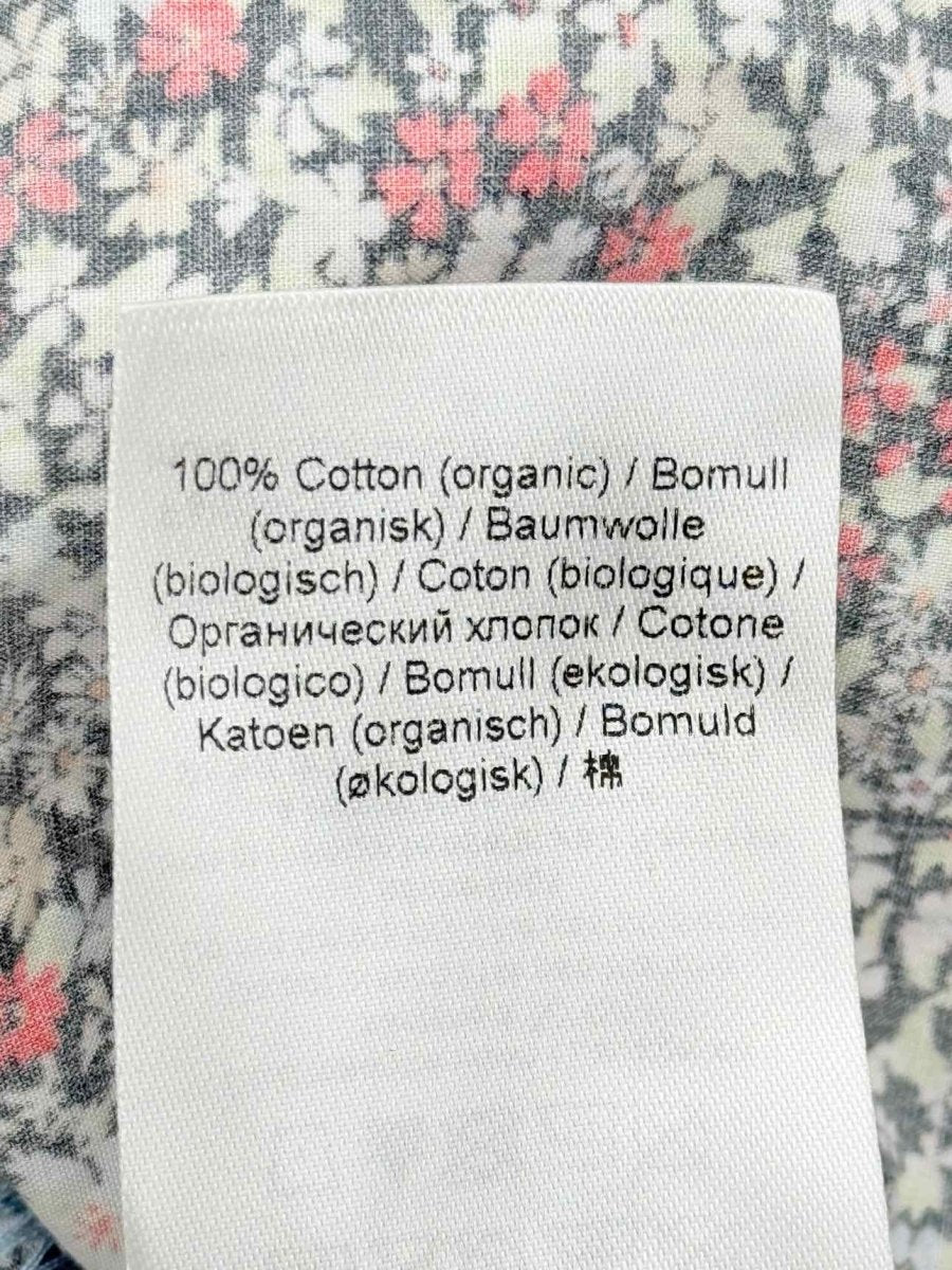 Pre - loved GANNI Red Multicolor Size US 10 Short Dress at Reems Closet