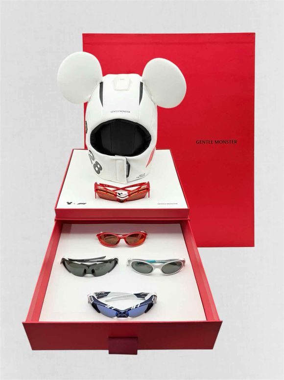 Pre-loved GENTLE MONSTER Red Multicolor Sunglasses at Reems Closet