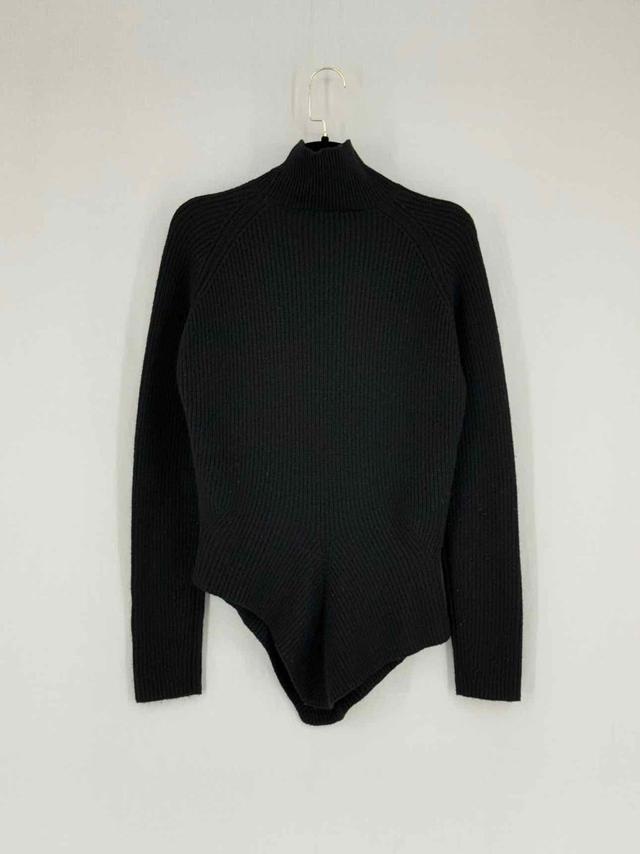 Pre - loved GENTRY PORTOFINO Turtleneck Black Size Small Jumper at Reems Closet