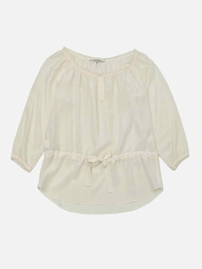 Pre - loved GERARD DAREL Off - white Blouse at Reems Closet