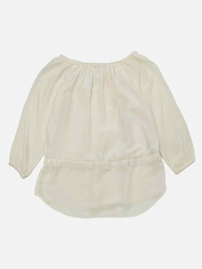 Pre - loved GERARD DAREL Off - white Blouse at Reems Closet