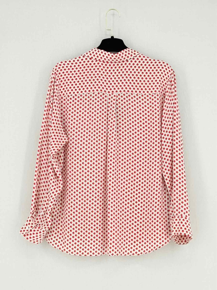 Pre - loved GERARD DAREL White Multicolor Printed Size US 10 Shirt at Reems Closet