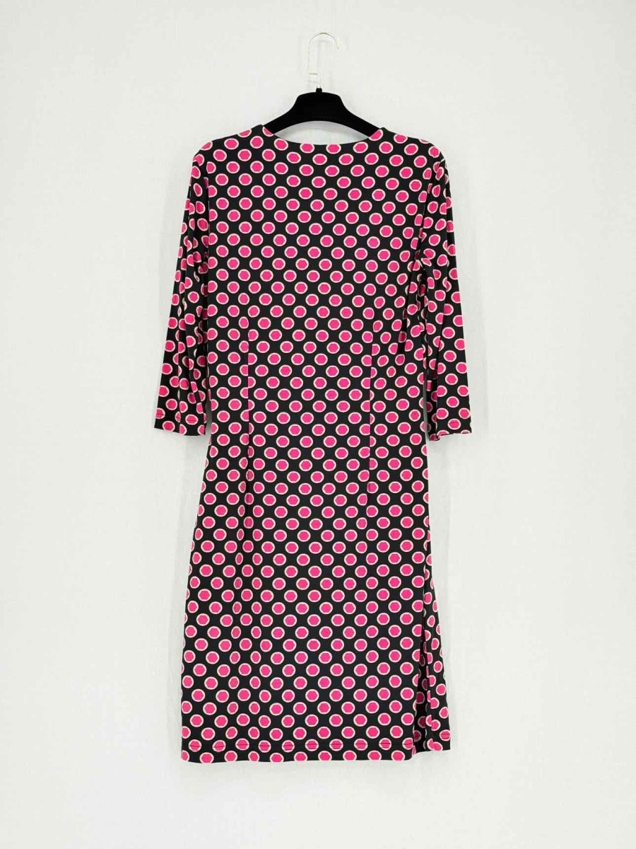 Pre - loved GERRY WEBER Black w/ Pink Size US 6 Short Dress at Reems Closet