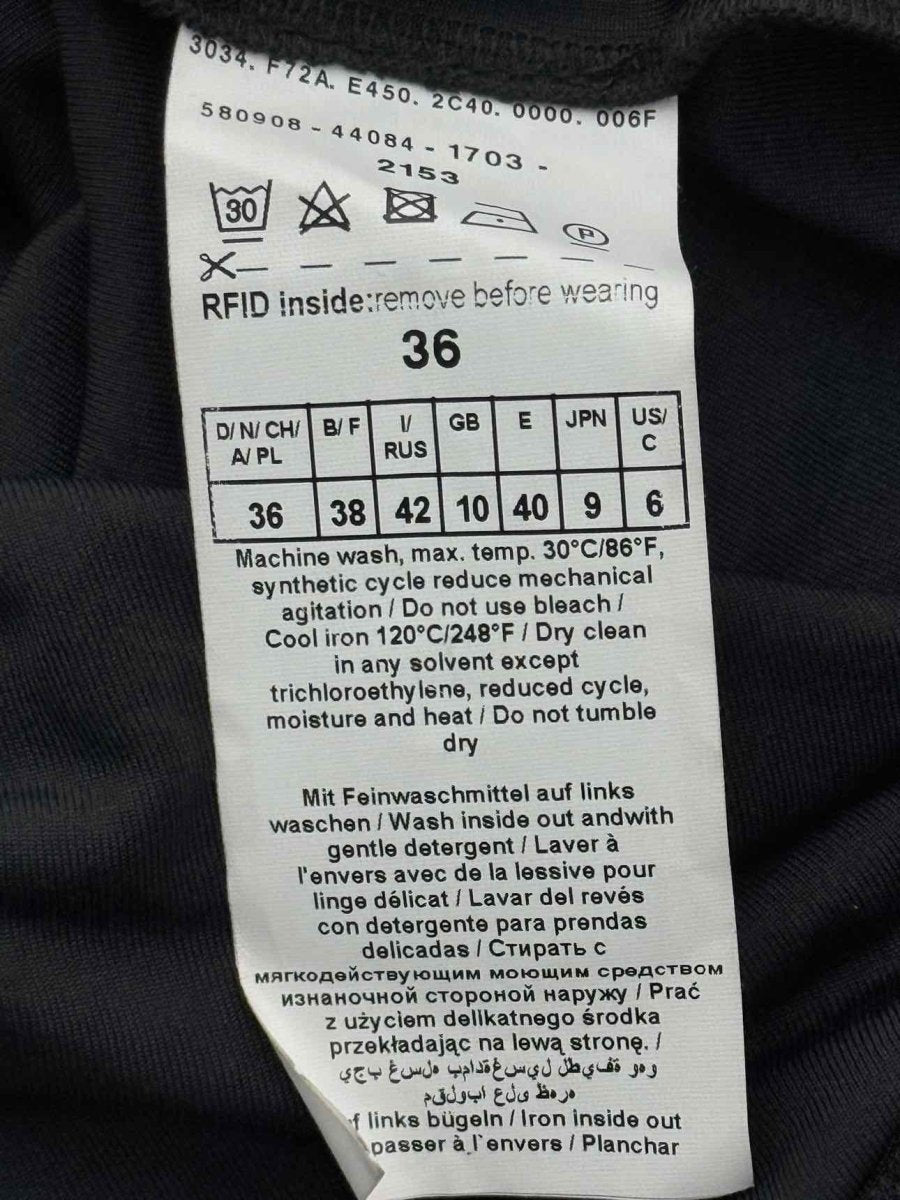 Pre - loved GERRY WEBER Black w/ Pink Size US 6 Short Dress at Reems Closet