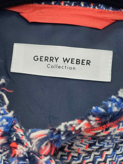 Pre - loved GERRY WEBER Blue Multicolor Size US 8 Jacket at Reems Closet