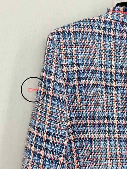 Pre - loved GERRY WEBER Blue Multicolor Size US 8 Jacket at Reems Closet