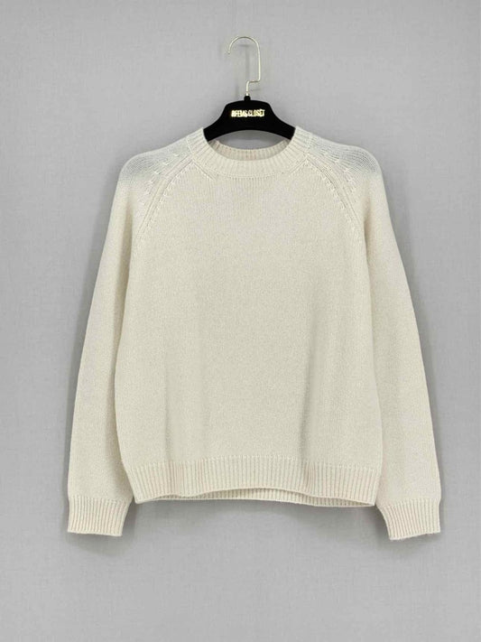 Pre - loved GHJUVA Cream Size Medium Sweater at Reems Closet