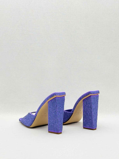 Pre - loved GIABORGHINI Rosie 14 Purple Size EU 38 Mules at Reems Closet