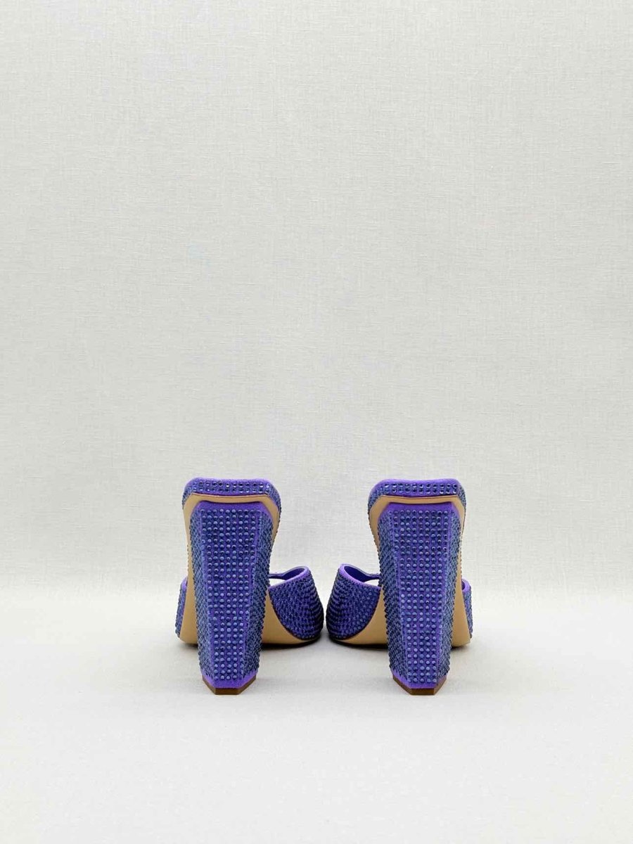 Pre - loved GIABORGHINI Rosie 14 Purple Size EU 38 Mules at Reems Closet