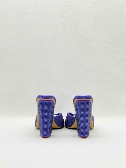 Pre - loved GIABORGHINI Rosie 14 Purple Size EU 38 Mules at Reems Closet