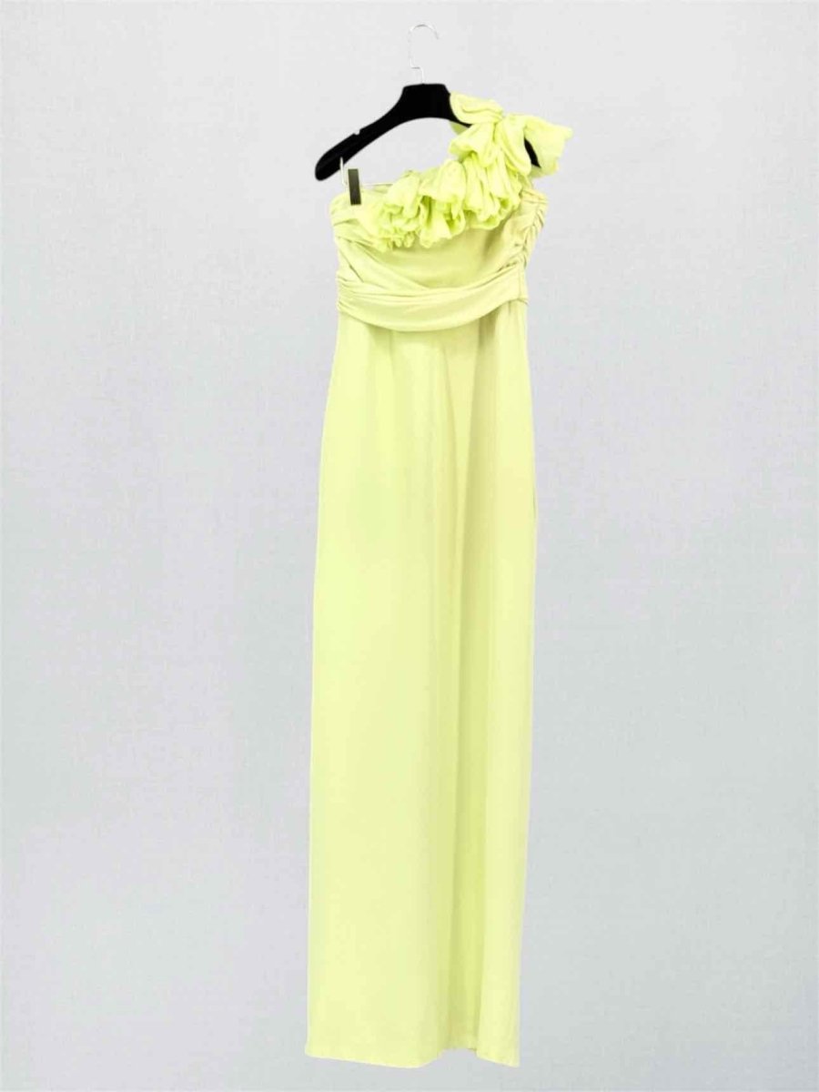 Pre-loved GIAMBATTISTA VALLI Light Green Size US 6 Long Dress at Reems Closet